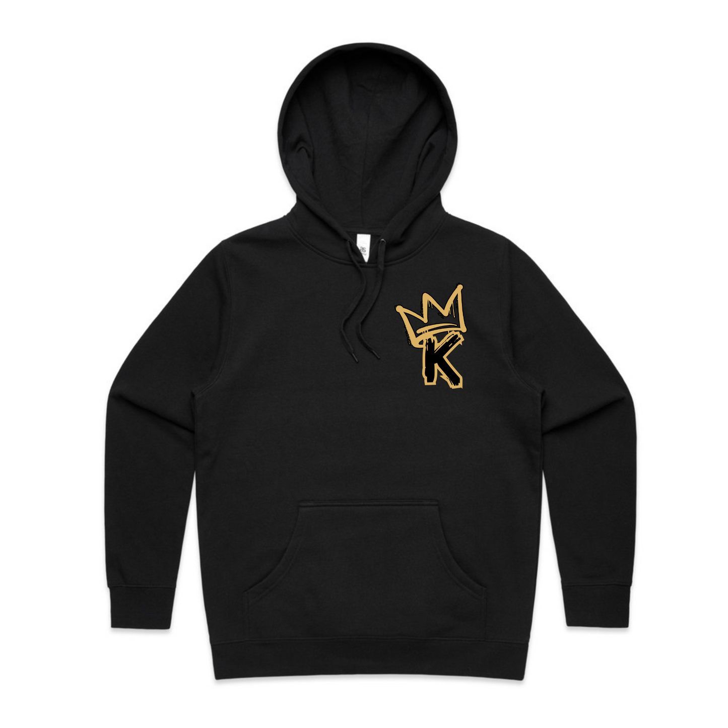 Gold Crown Back - Kids Hoodie