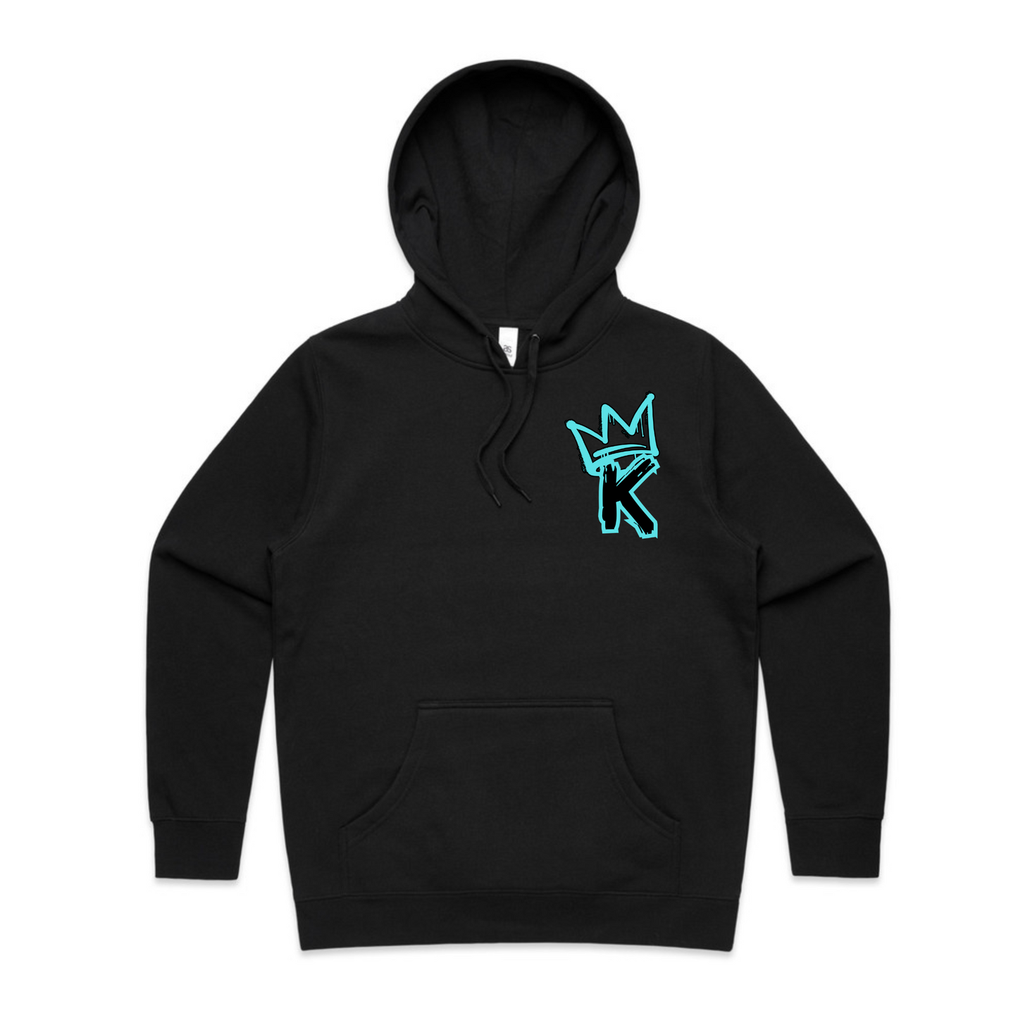 Aqua Crown Back - Kids Hoodie