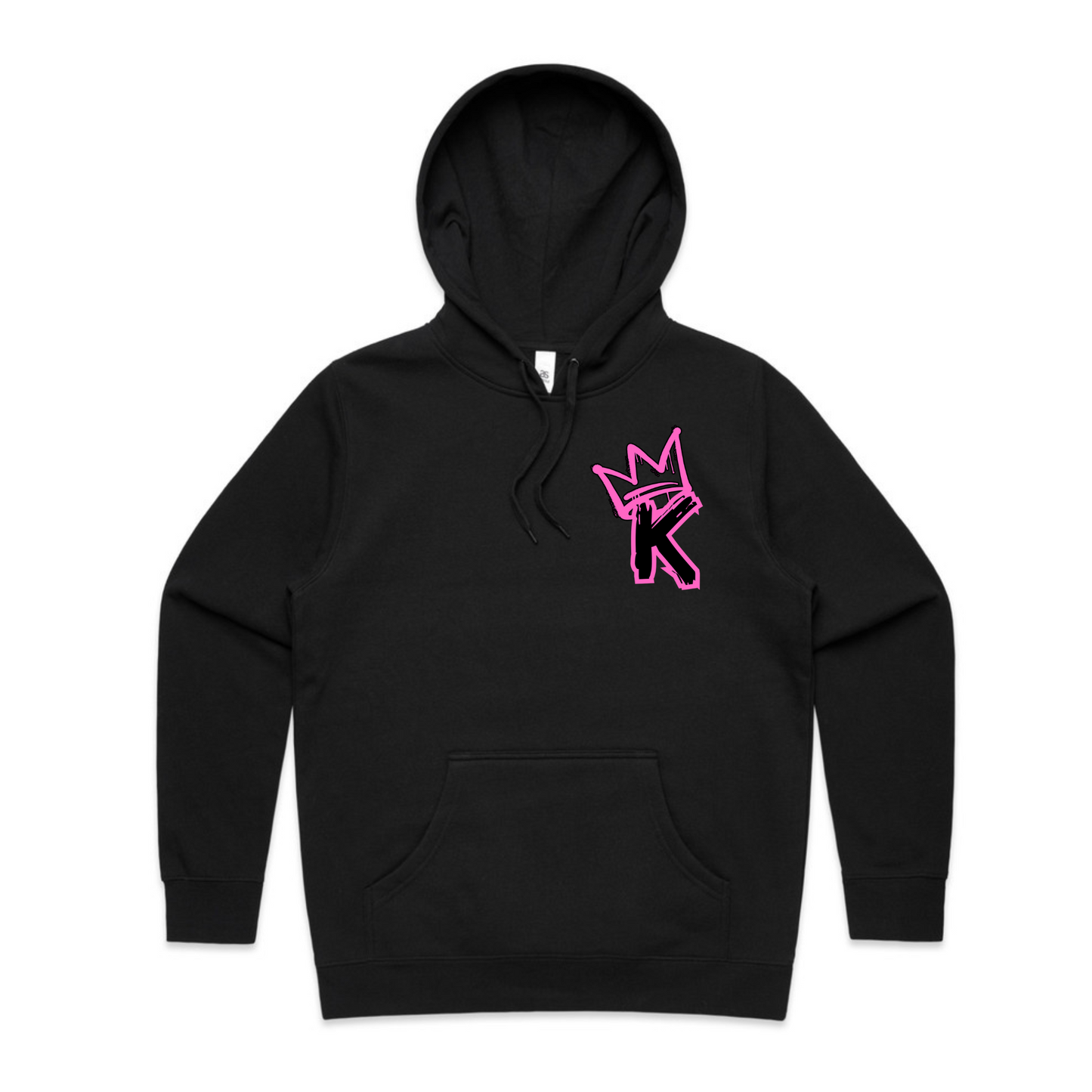 Pink Crown Back - Kids Hoodie