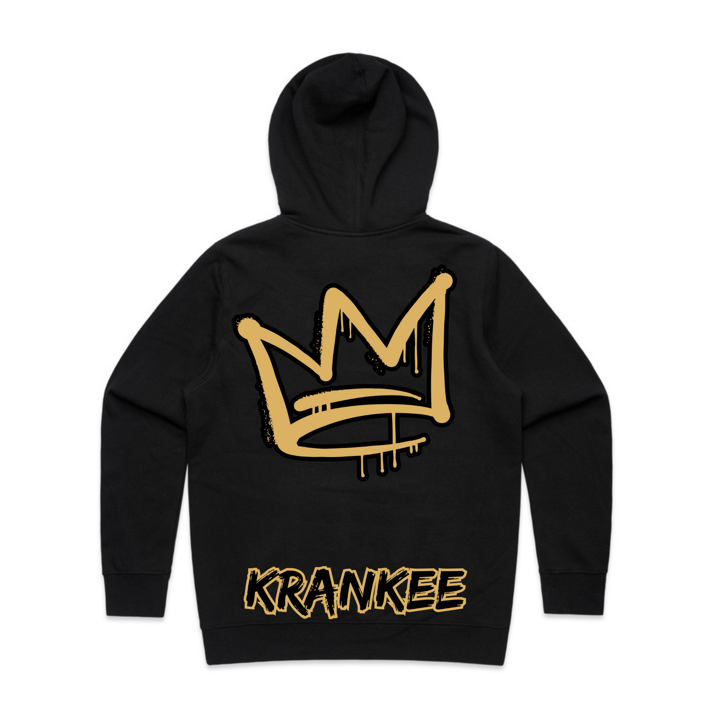 Gold Crown Back - Kids Hoodie