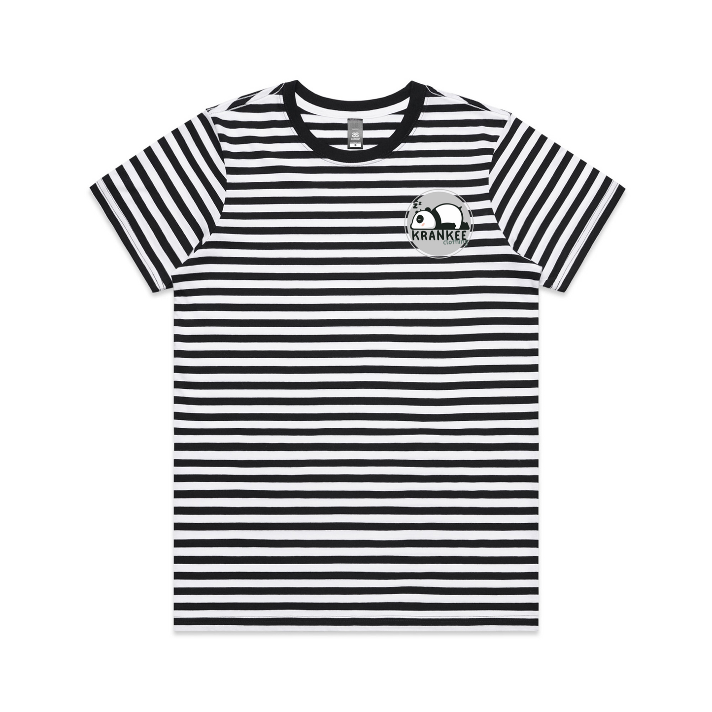 Womens Krankee Panda Stripe Tee