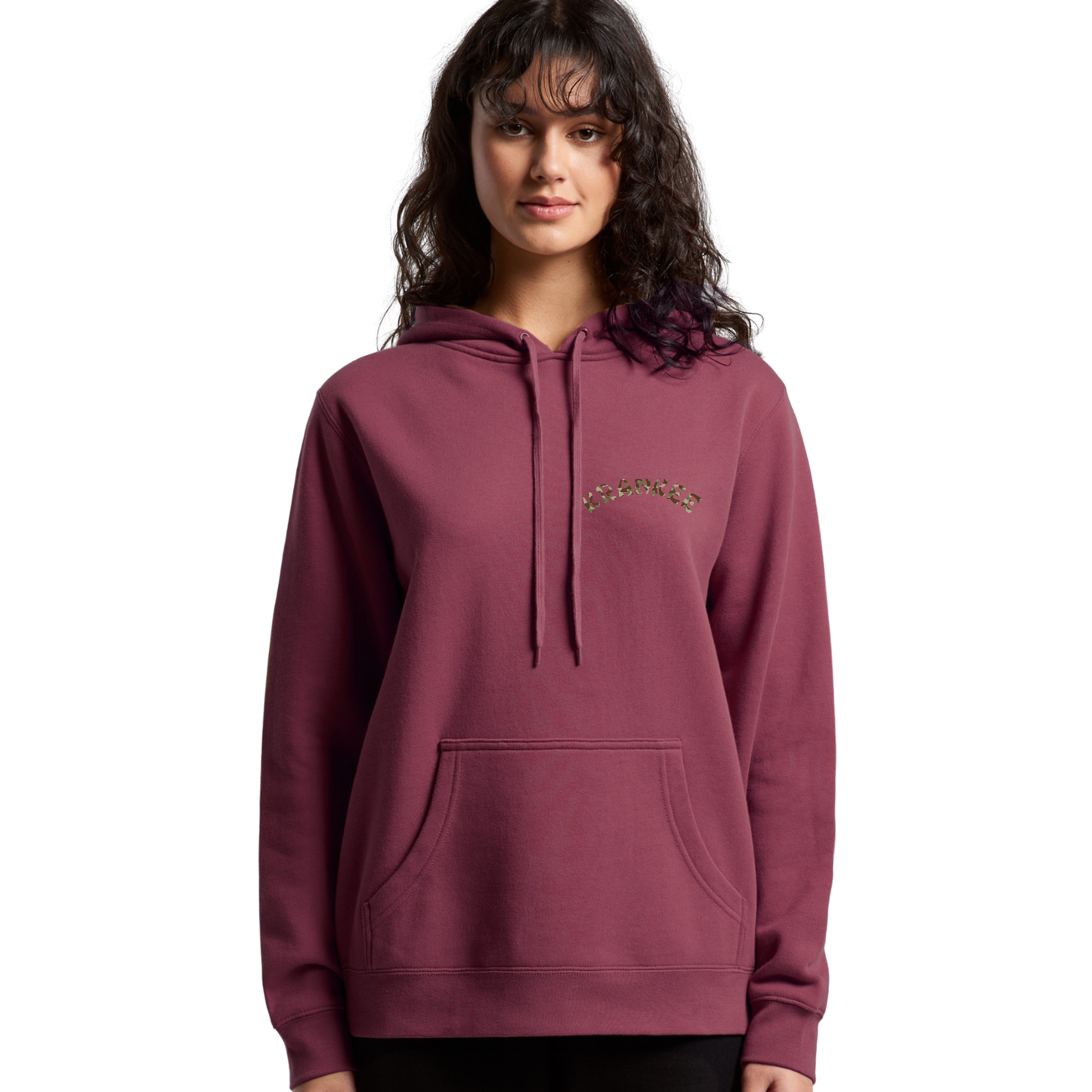 Womens Camo Back Hoodie