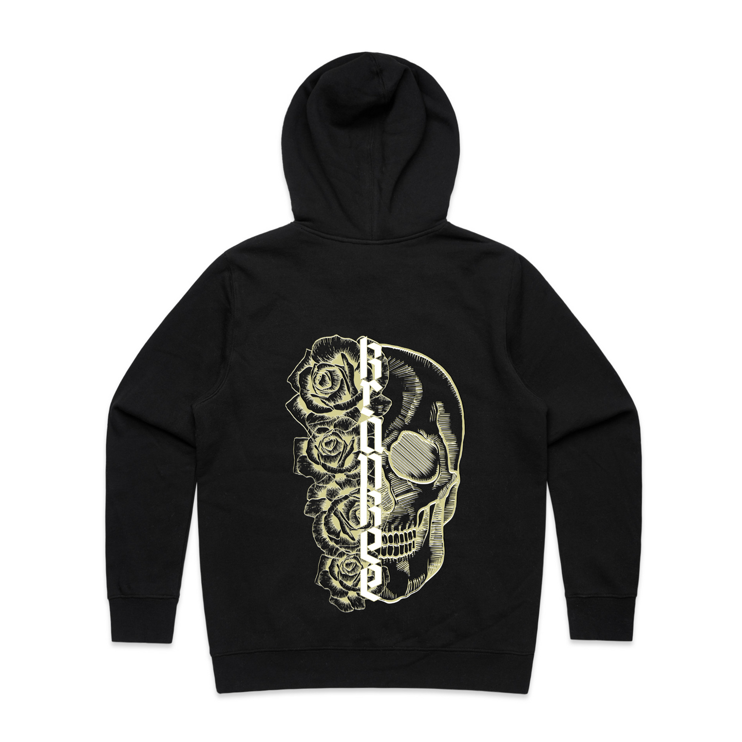 Womens Metallic Skull Hoodie
