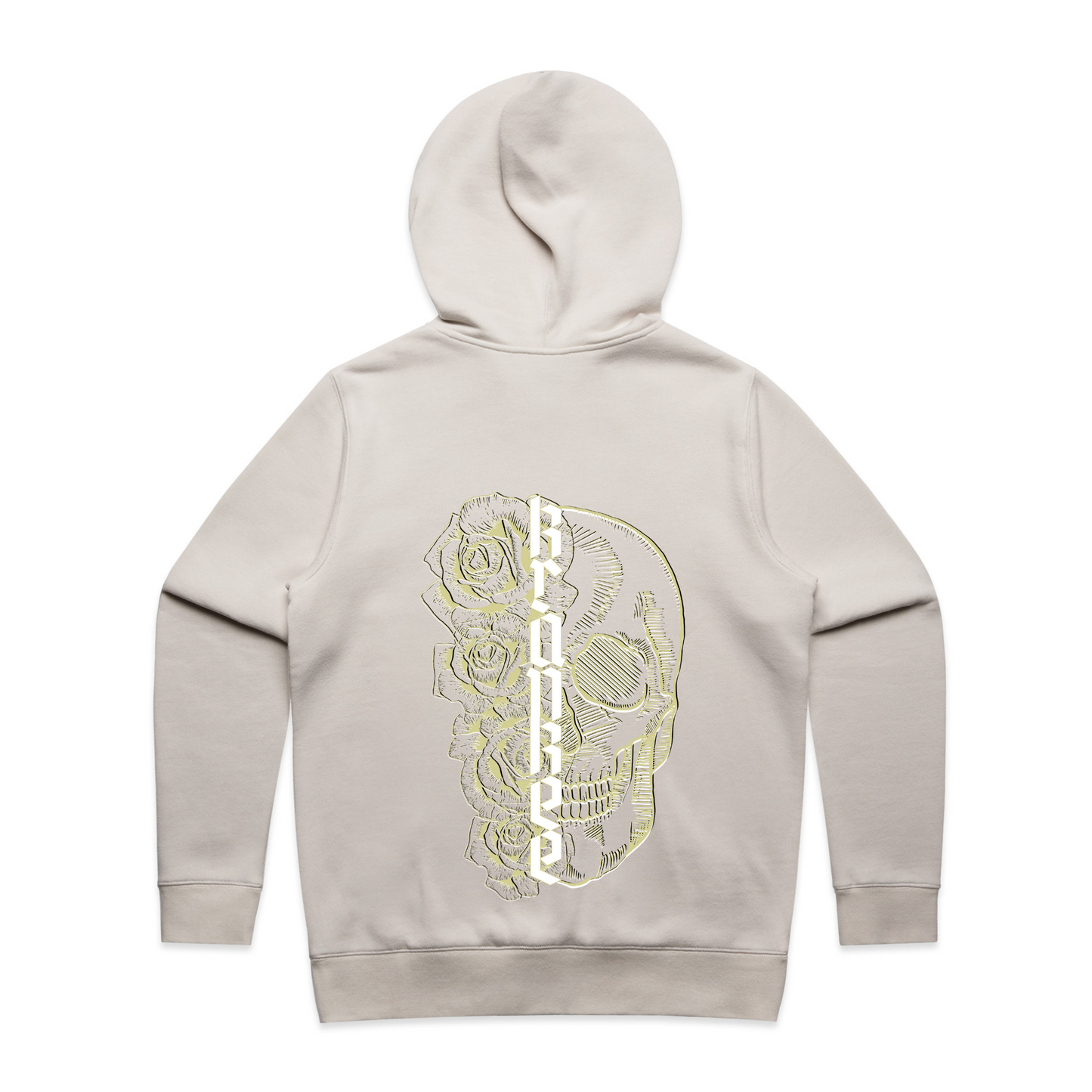 Womens Metallic Skull Hoodie