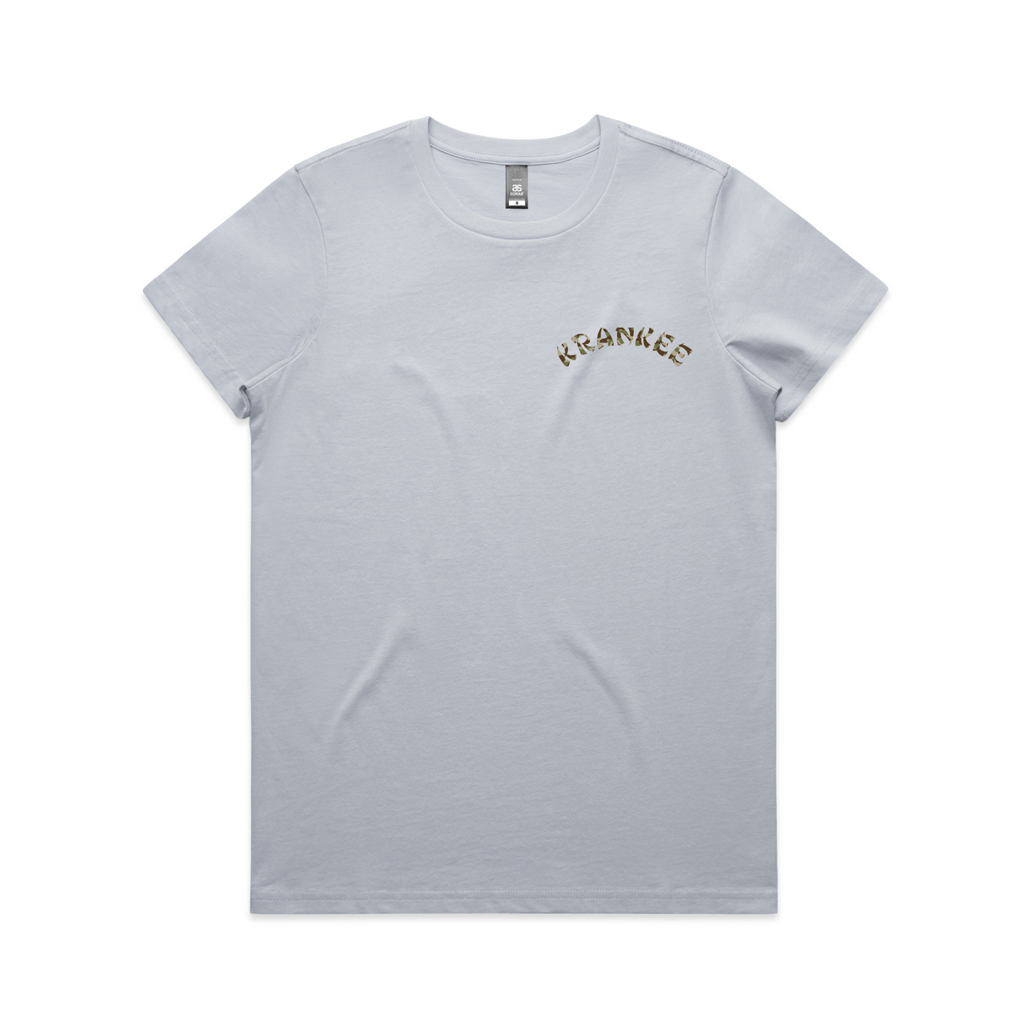 Womens Camo Back Tee