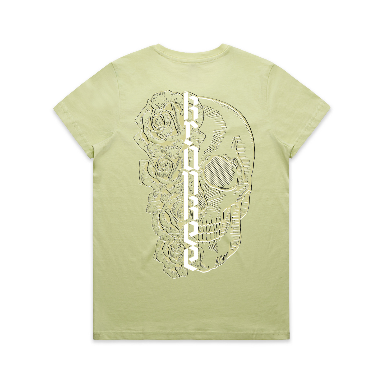 Womens Metallic Skull Tee
