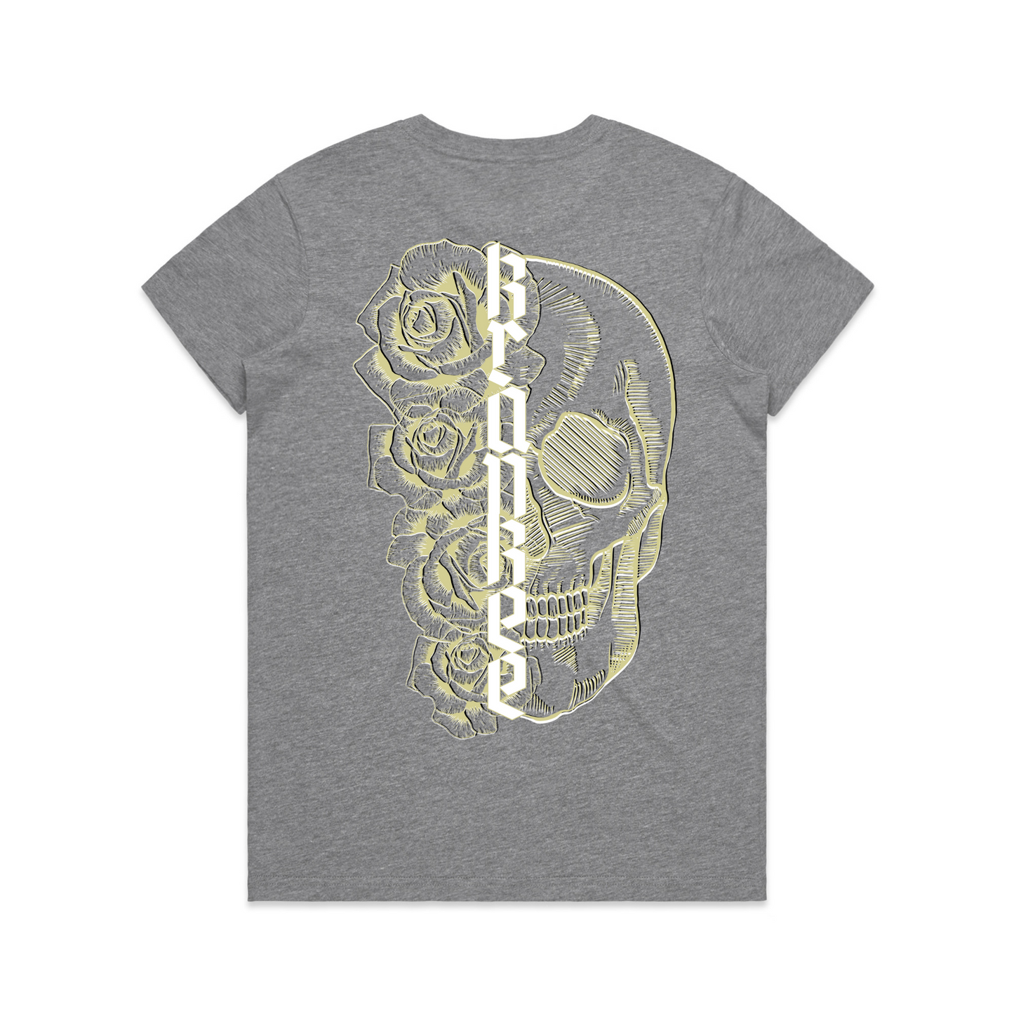 Womens Metallic Skull Tee