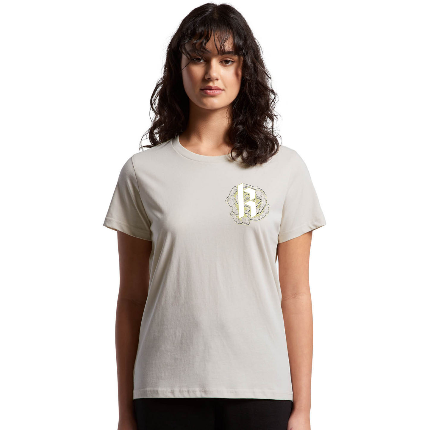 Womens Metallic Skull Tee