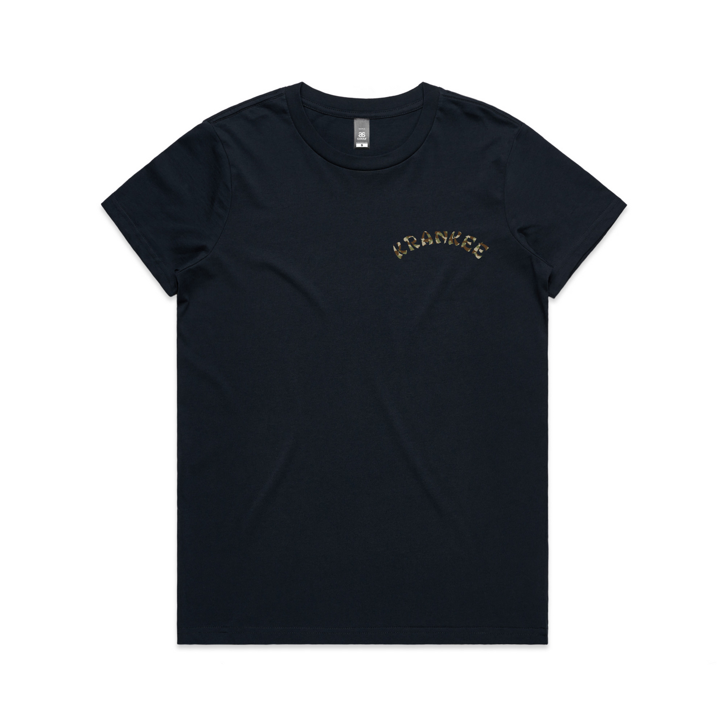 Womens Camo Back Tee