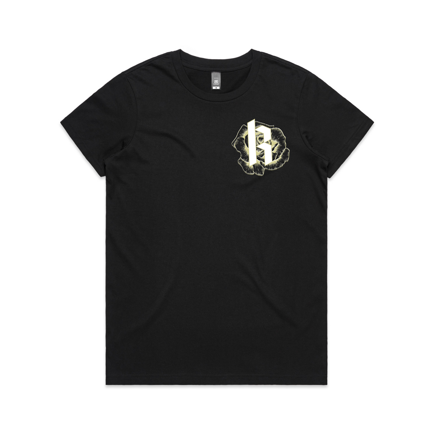 Womens Metallic Skull Tee