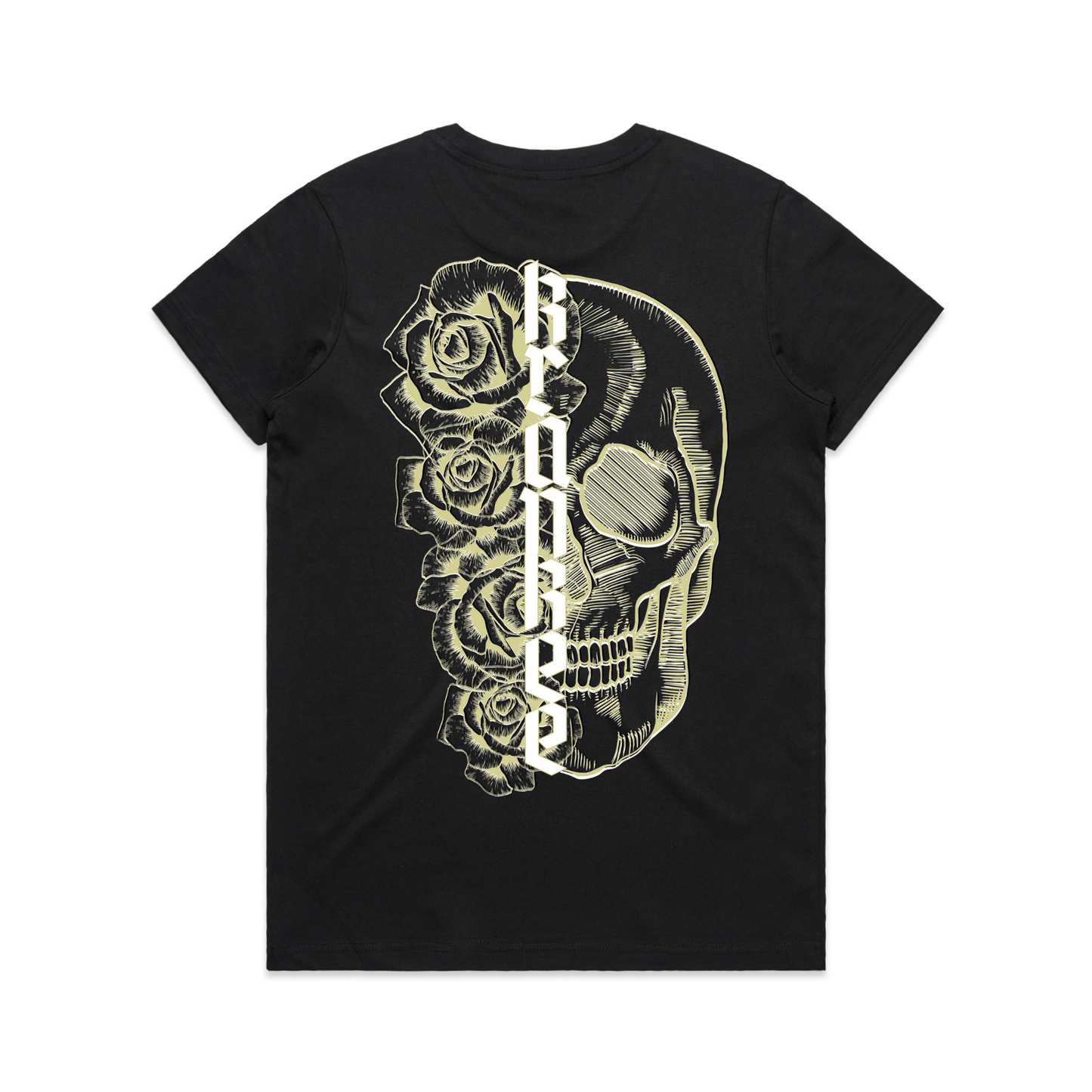 Womens Metallic Skull Tee