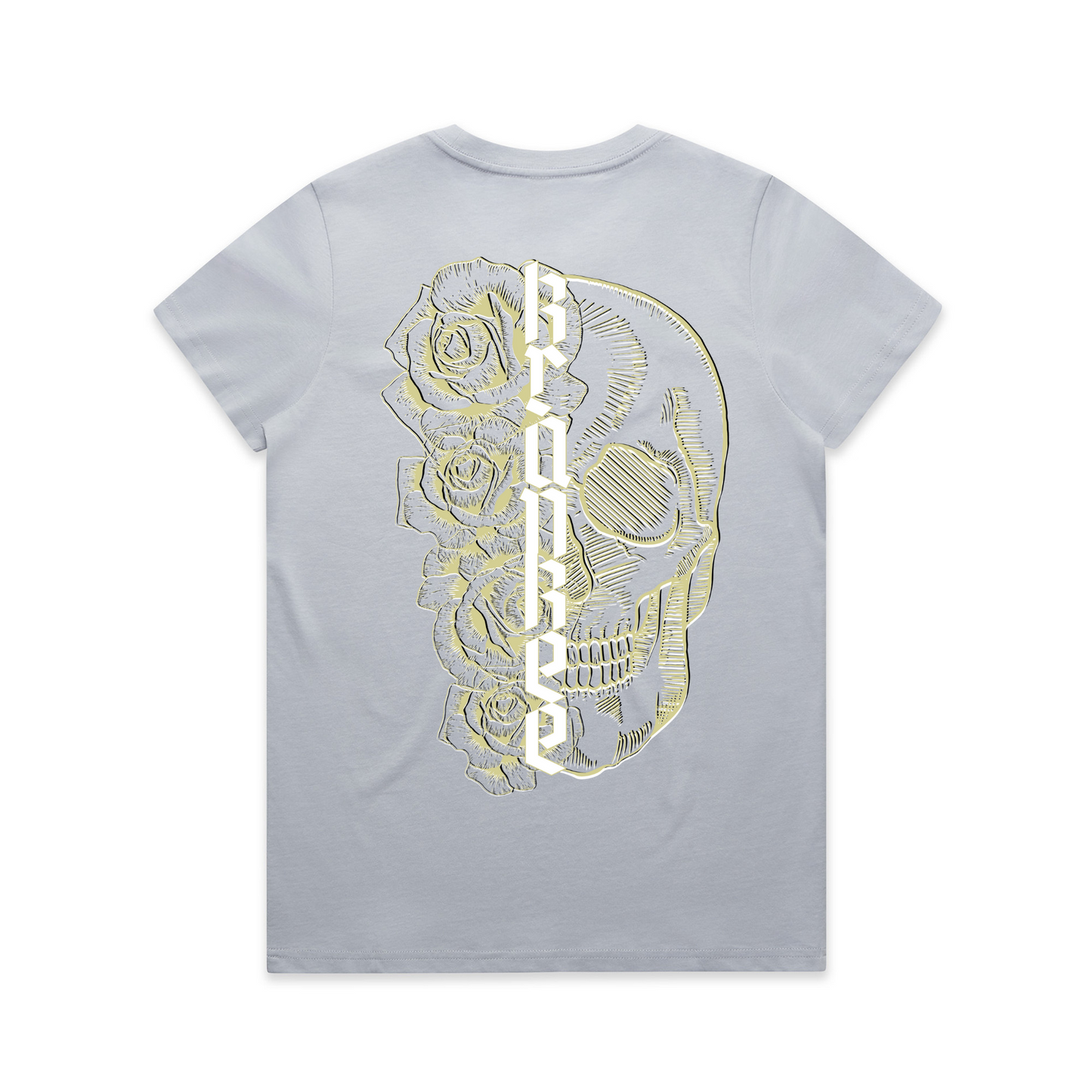 Womens Metallic Skull Tee