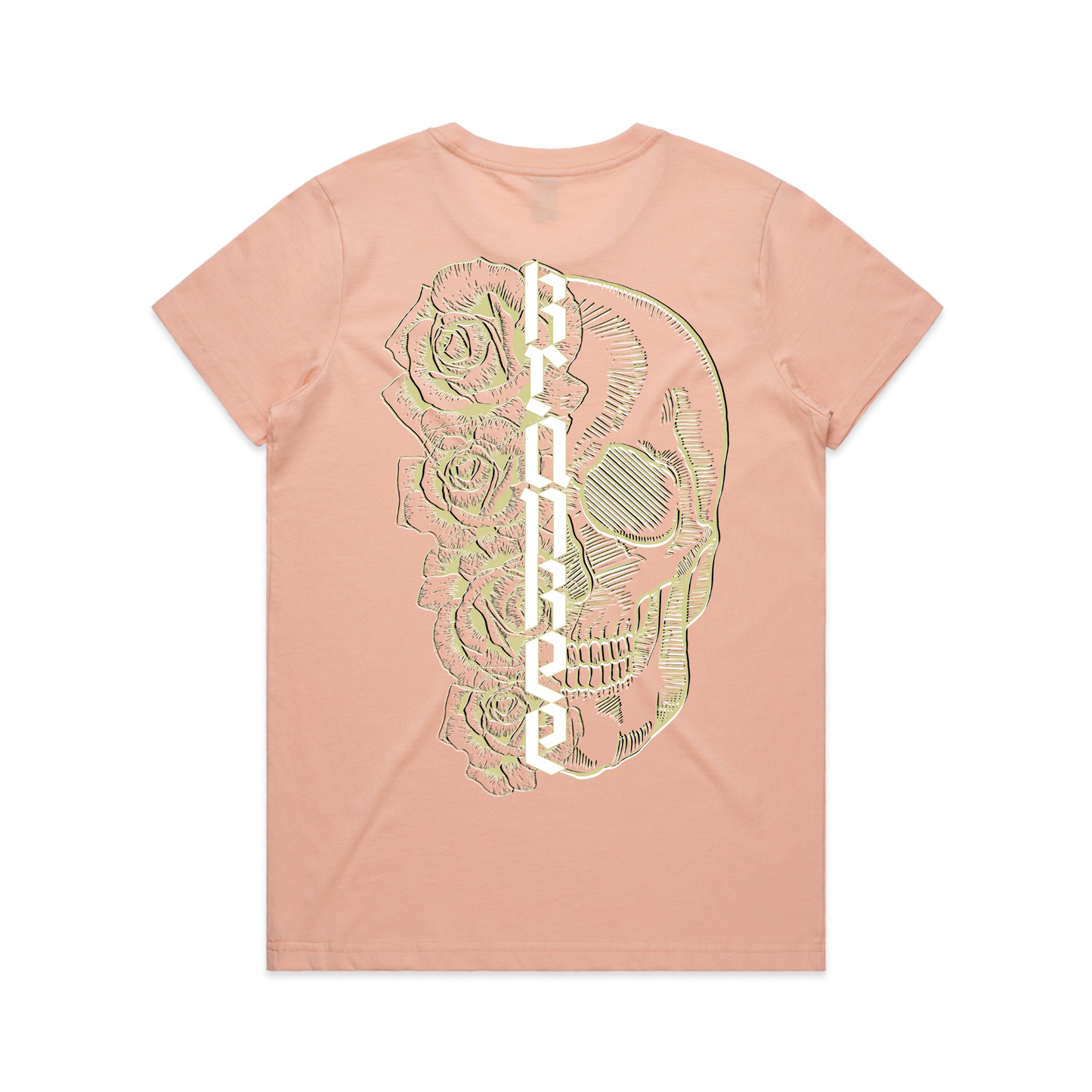 Womens Metallic Skull Tee