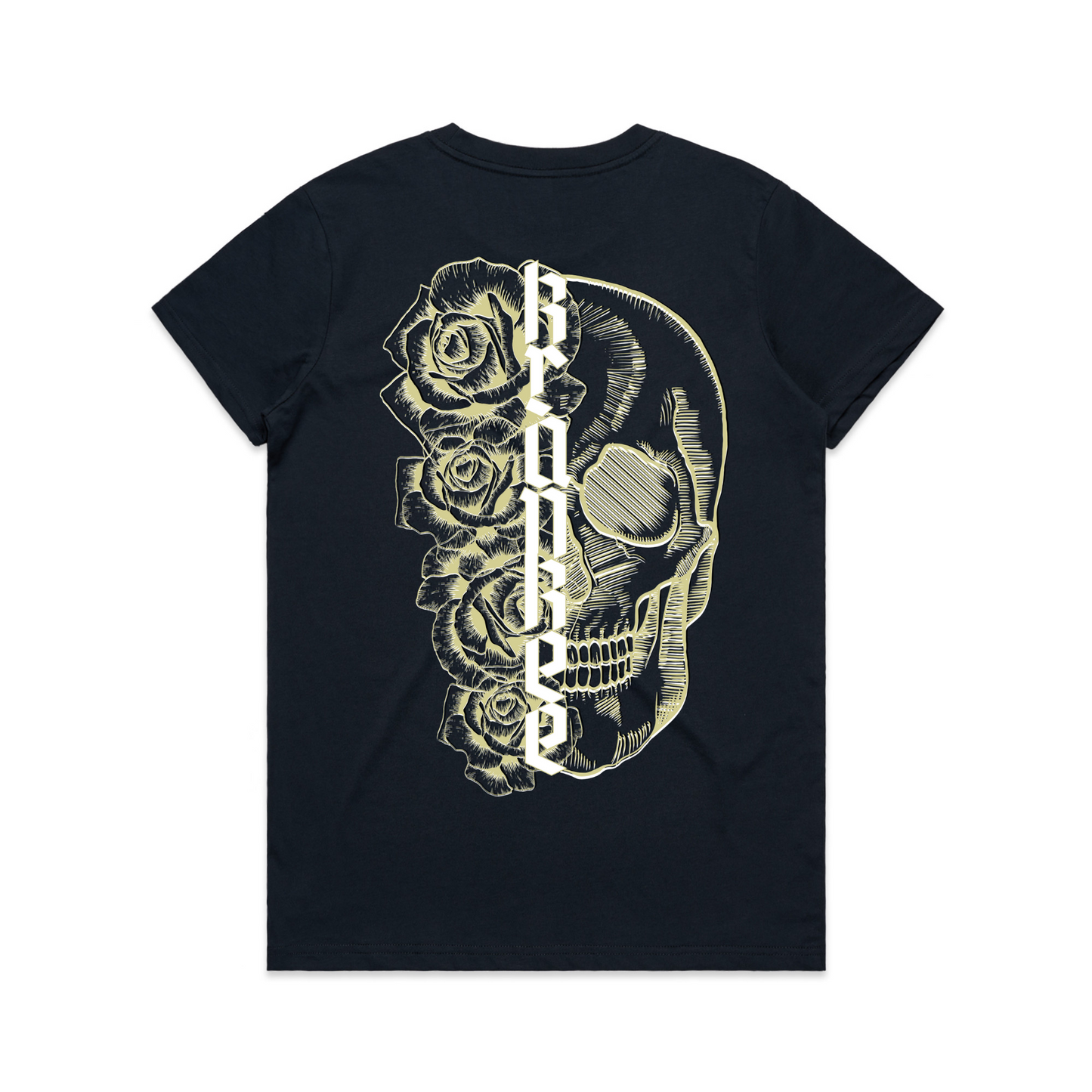 Womens Metallic Skull Tee