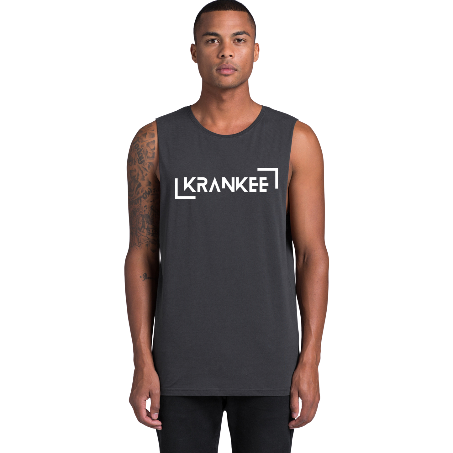 Mens Basic Krankee Low Armpit Tank