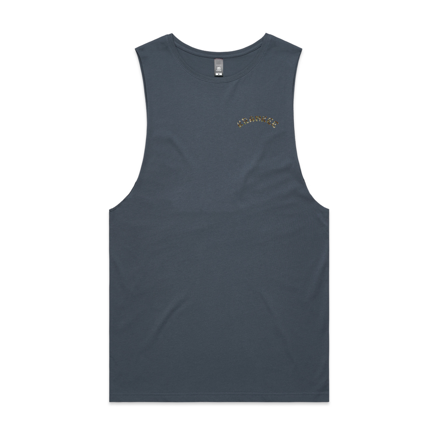 Mens Camo Back Low Armpit Tank