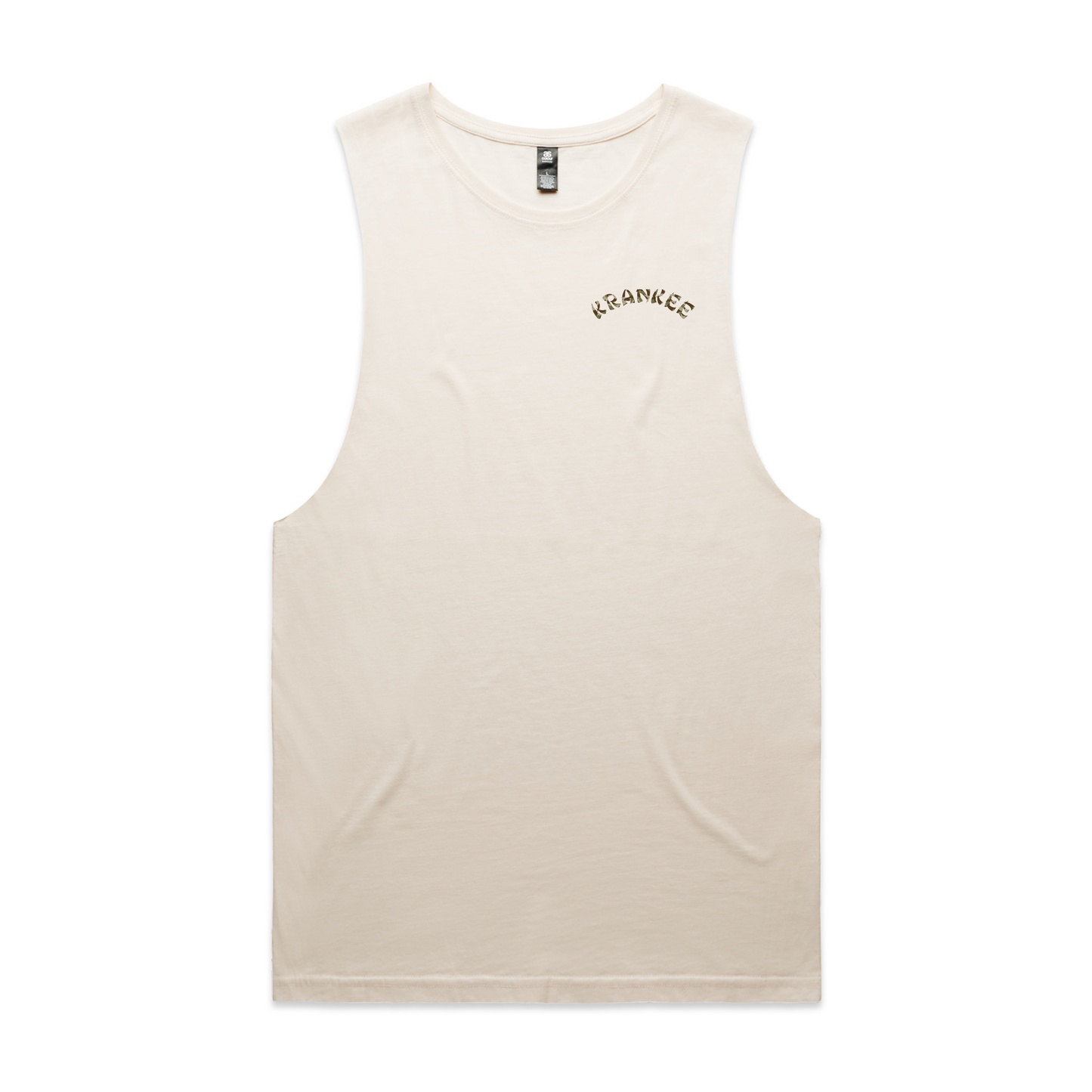 Mens Camo Back Low Armpit Tank