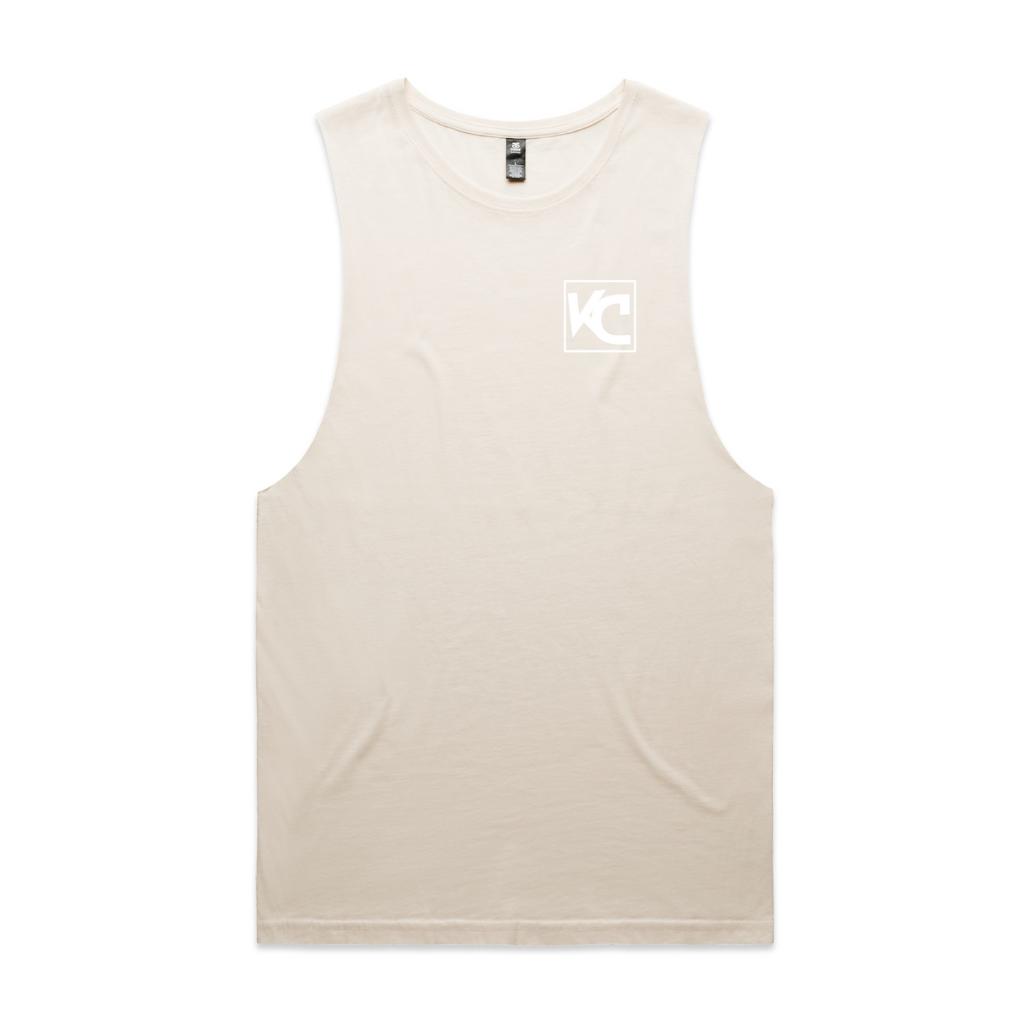 Mens Floral Back Low Armpit Tank