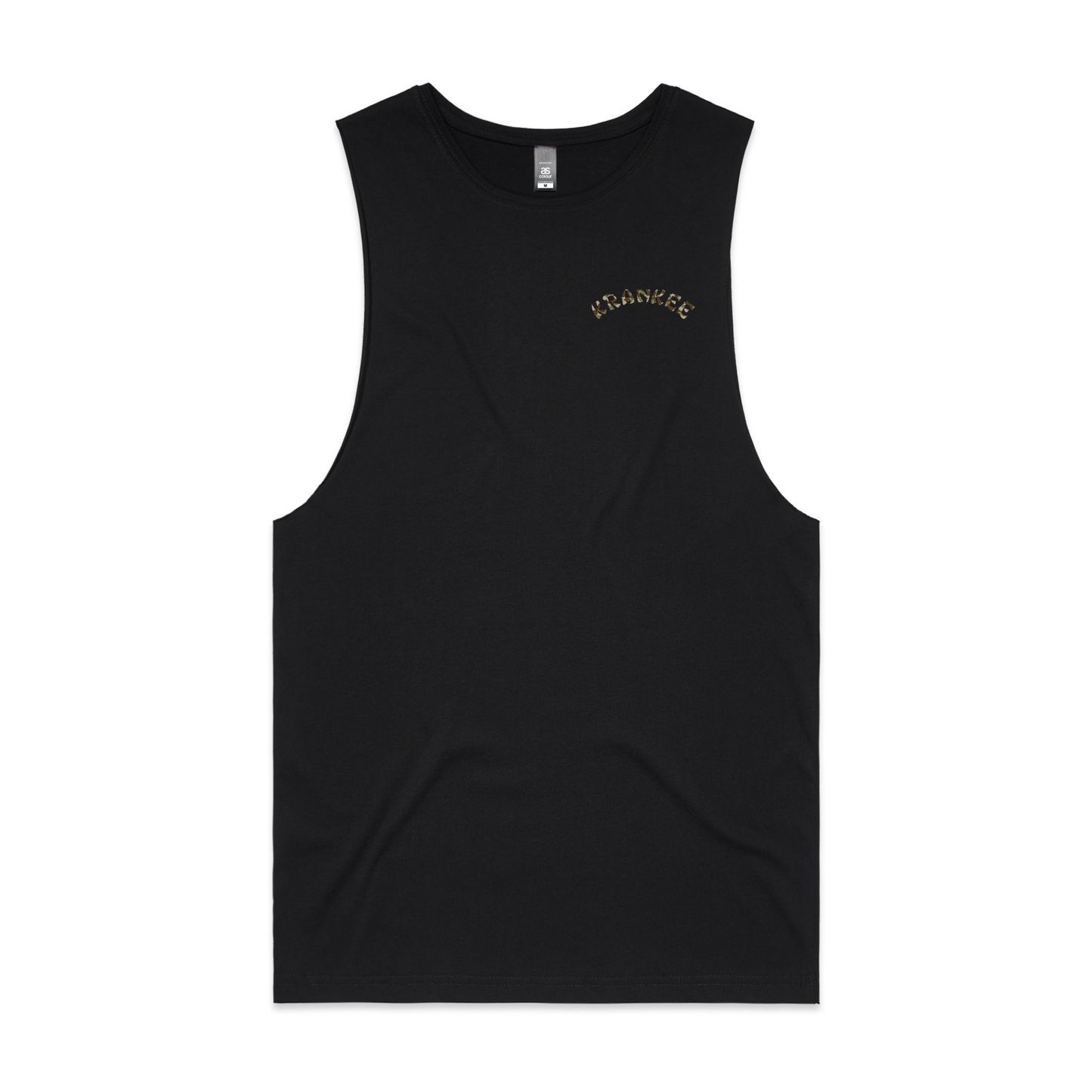 Mens Camo Back Low Armpit Tank