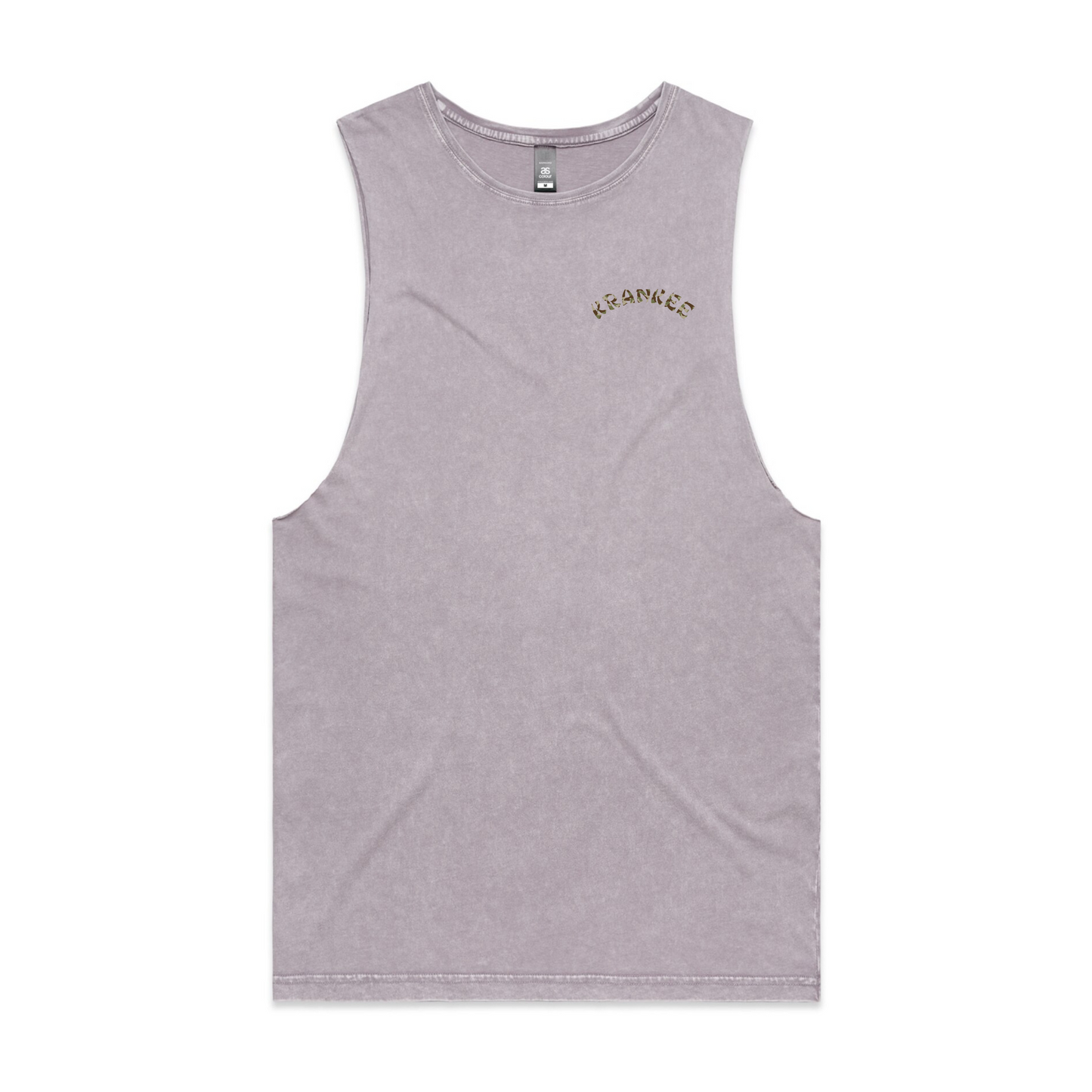 Mens Camo Back Low Armpit Tank