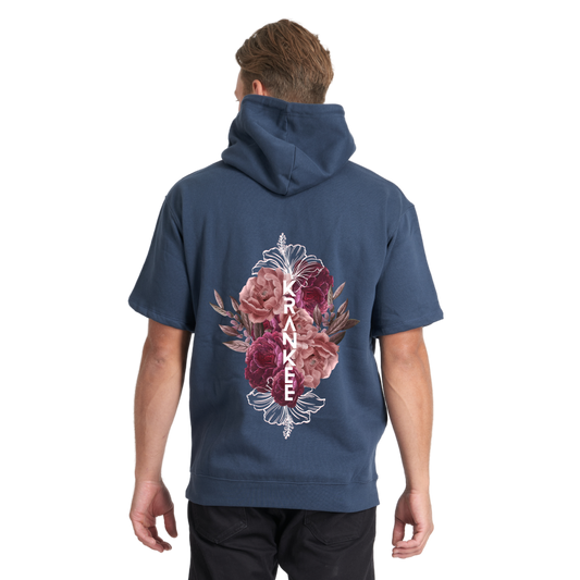 Unisex Floral Back Hoodie Tee