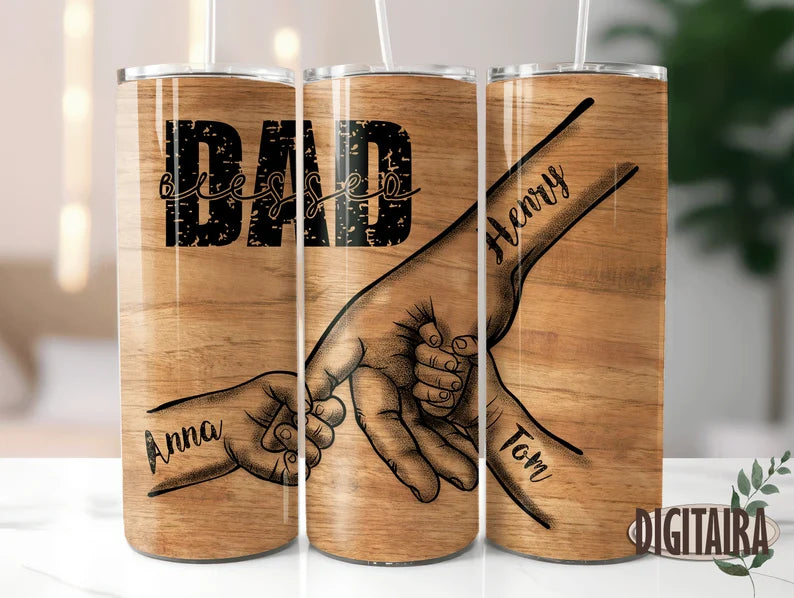 Blessed Dad - Tumbler & Bottle