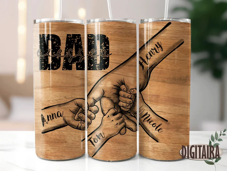 Blessed Dad - Tumbler & Bottle
