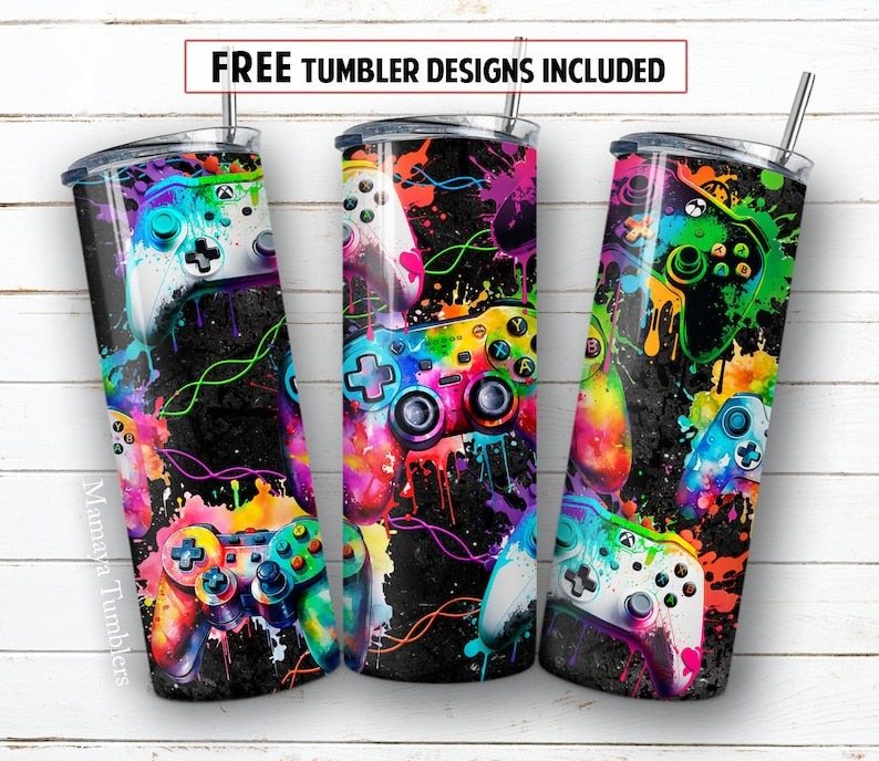 Gaming Controllers  - Tumbler & Bottle