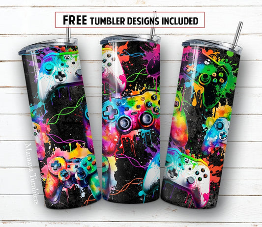Gaming Controllers  - Tumbler & Bottle