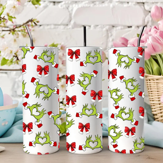 Grinch Heart XMAS - Tumbler & Bottle