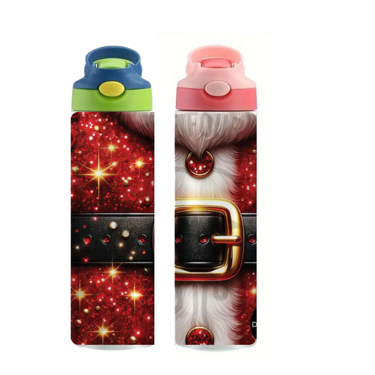 Santas Belt XMAS - Kids Drink Bottle