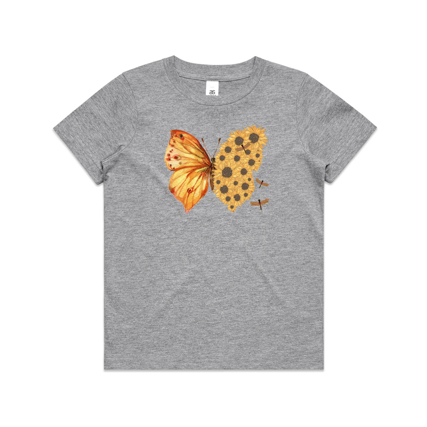 Kids Flutterby Sunflower Tee