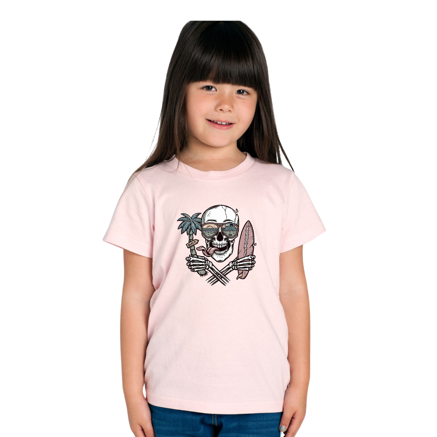 Kids Surf Skull Tee
