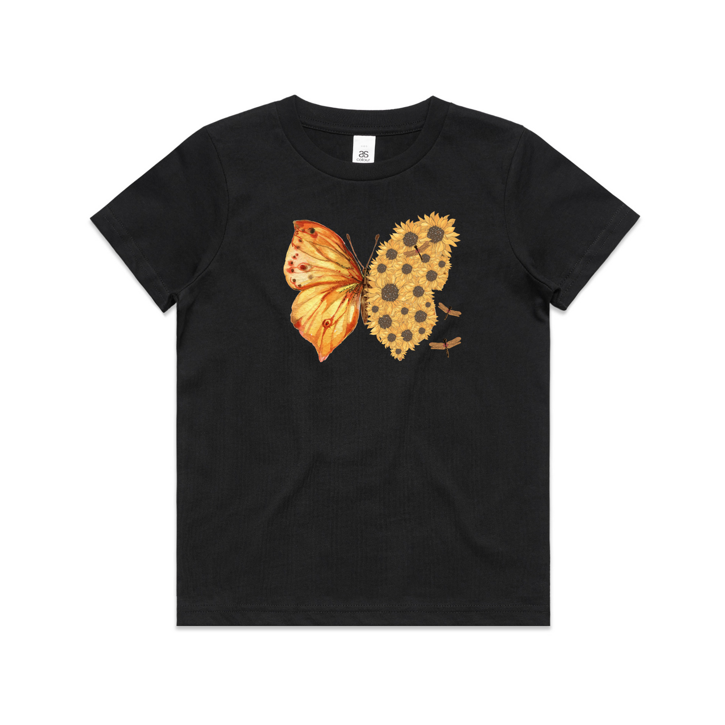 Kids Flutterby Sunflower Tee