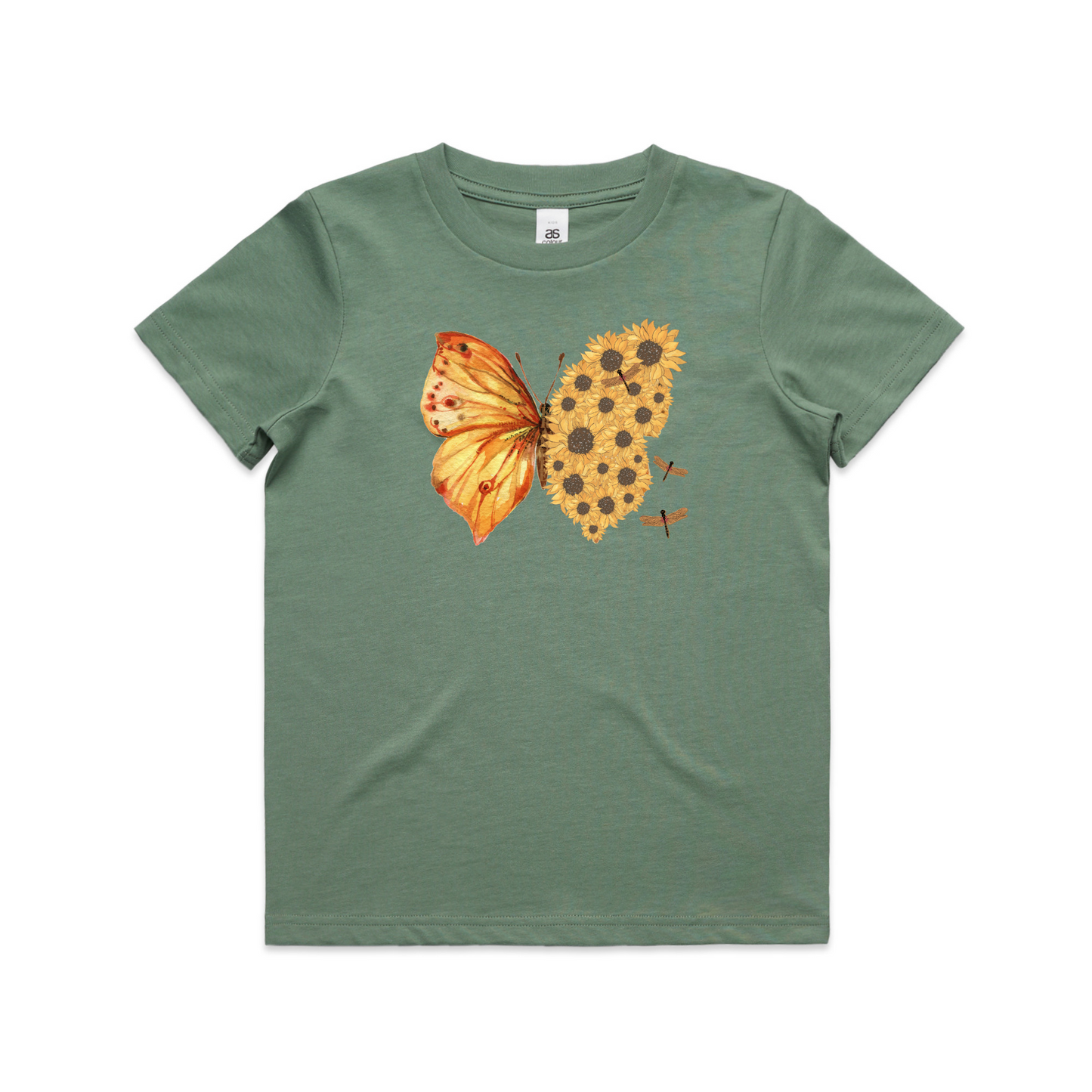 Kids Flutterby Sunflower Tee