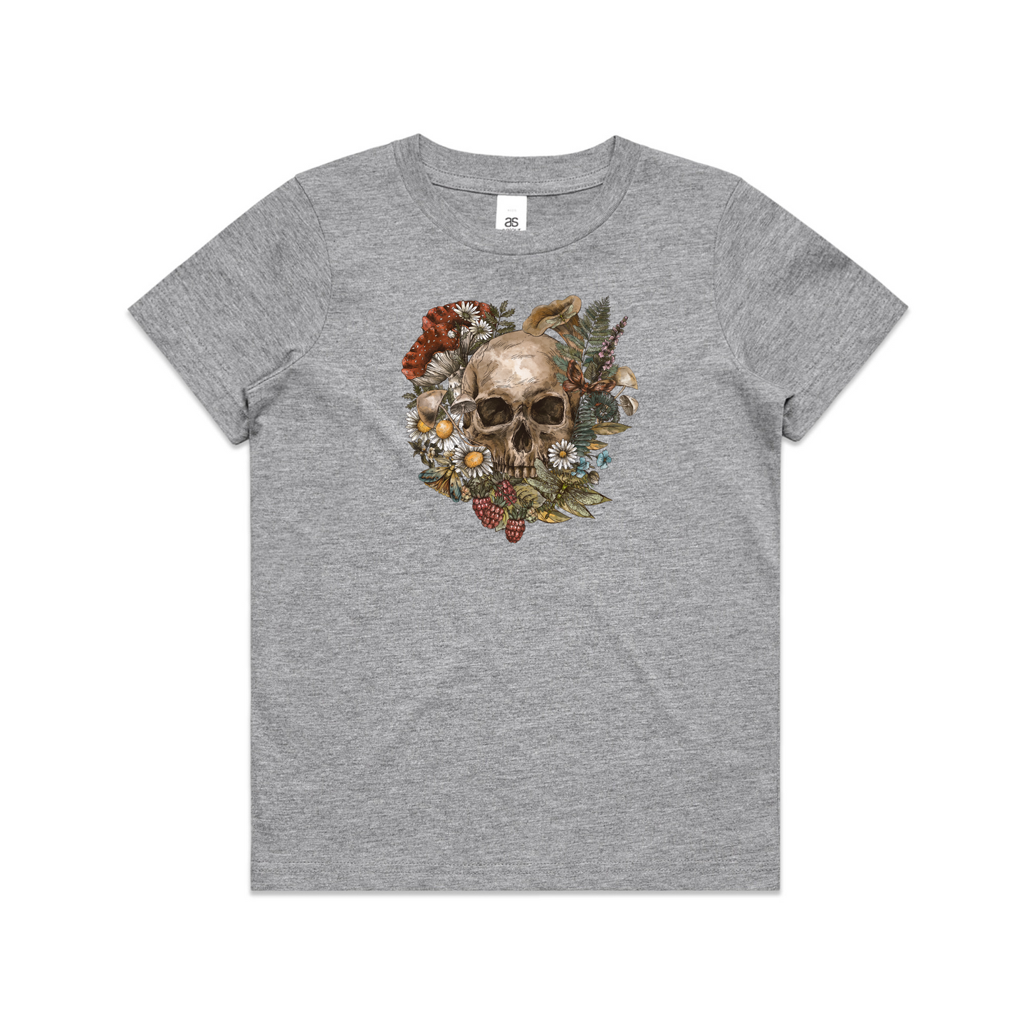 Kids Wild Flora Skull Tee
