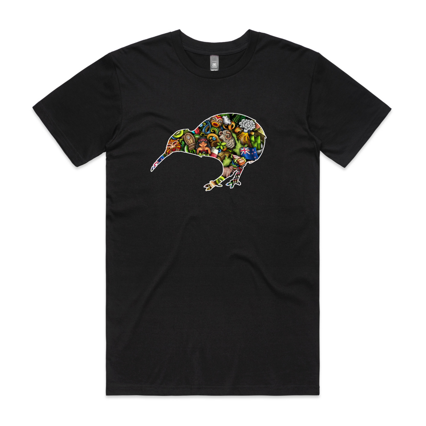 Mens Kiwi Collage Tee
