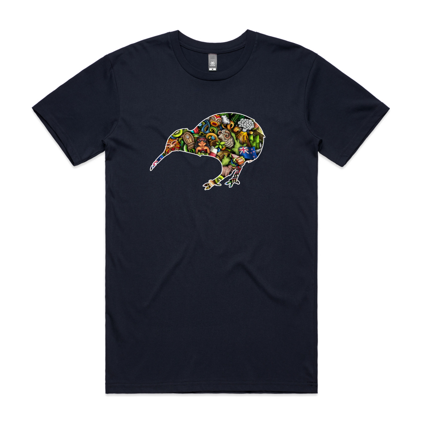 Mens Kiwi Collage Tee
