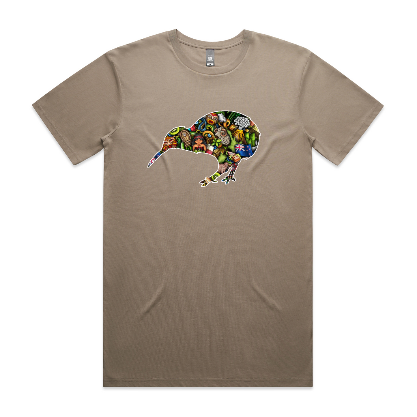 Mens Kiwi Collage Tee