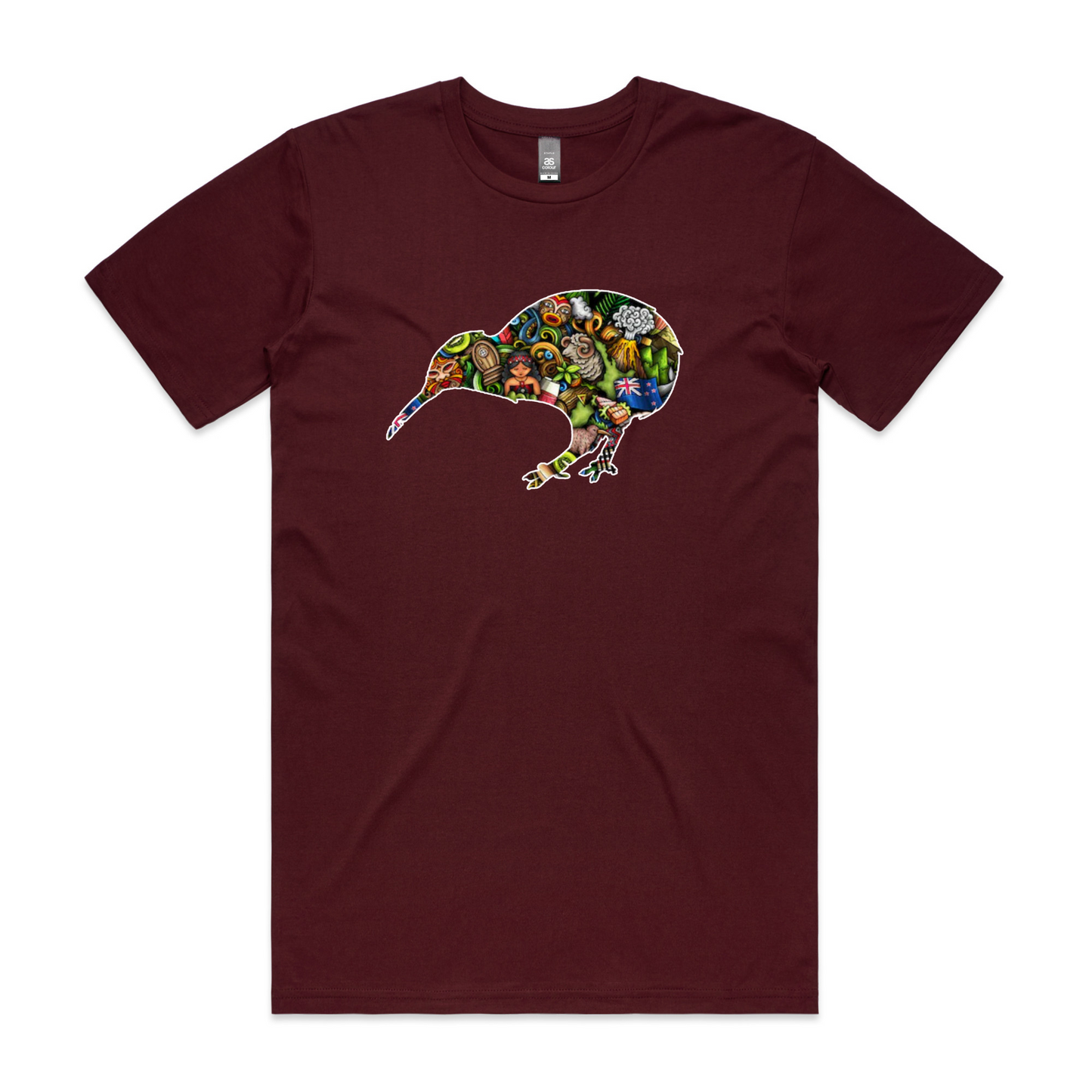 Mens Kiwi Collage Tee