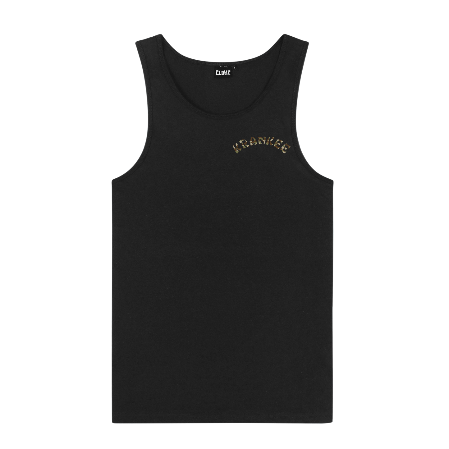 Mens Camo Back Singlet