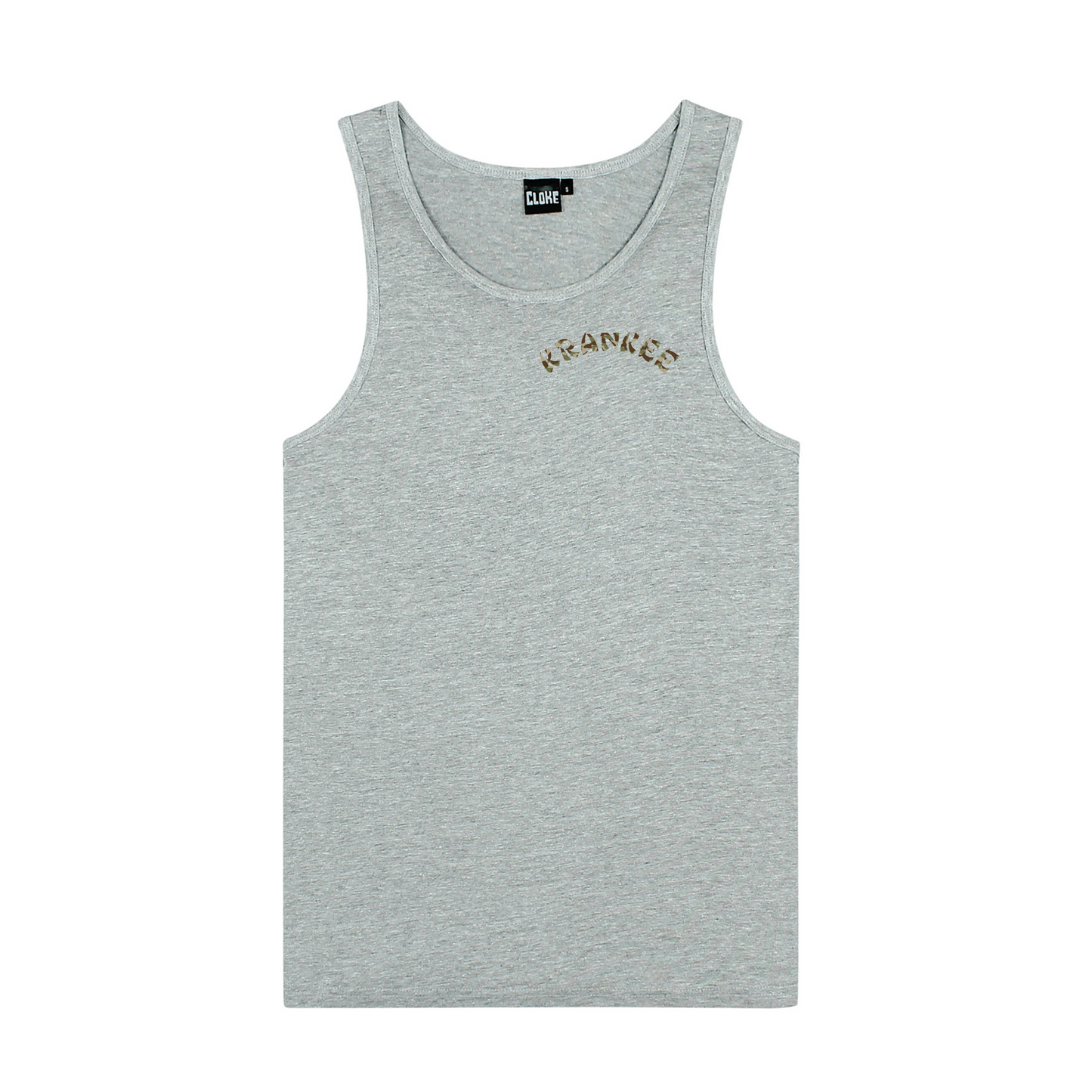 Mens Camo Back Singlet