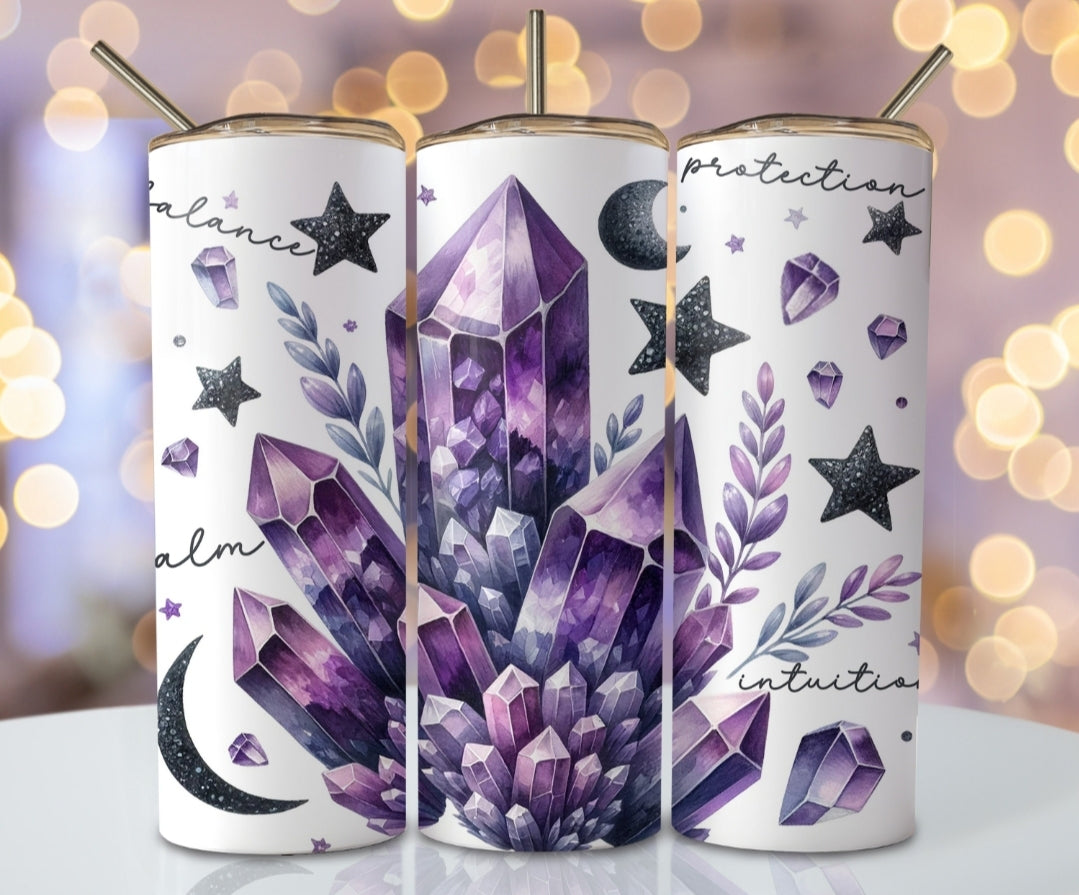 Amethyst Crystal - Tumbler & Bottle