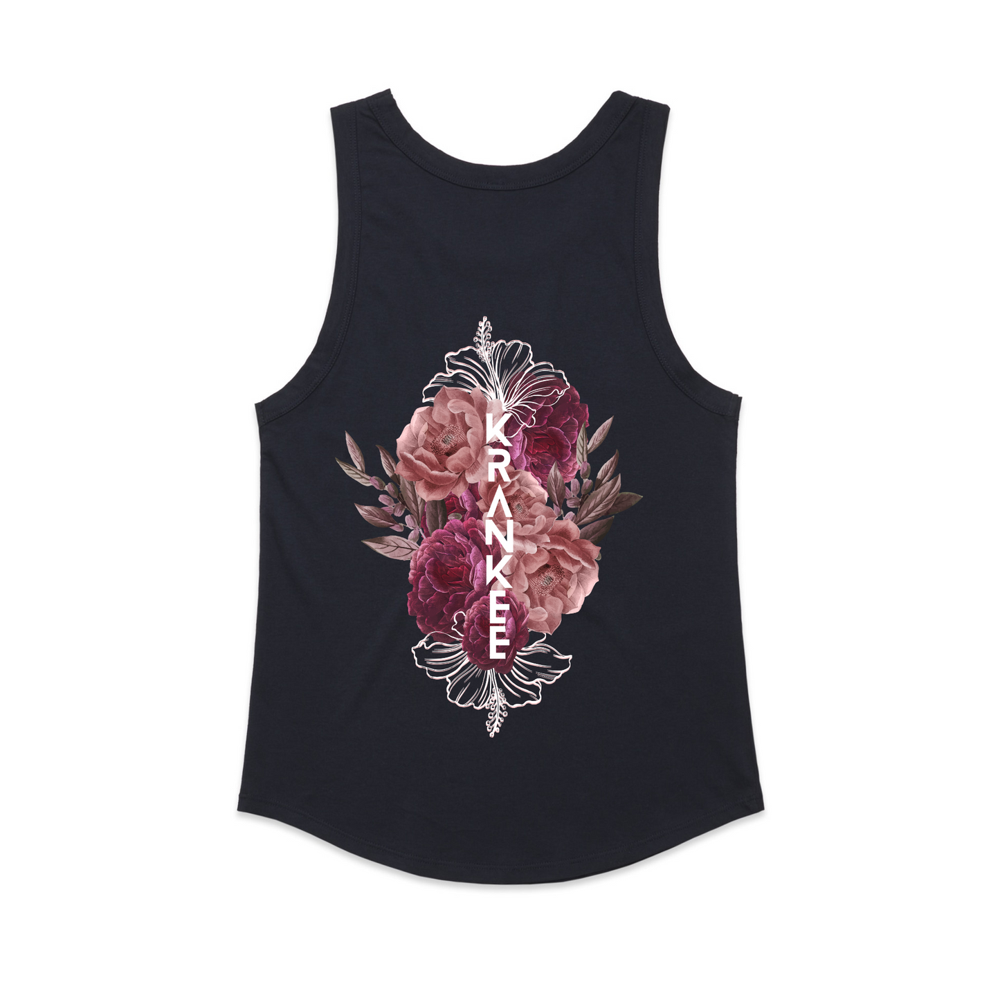 Womens Floral Back Singlet