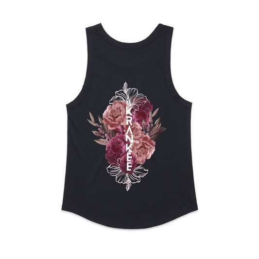 Womens Floral Back Singlet